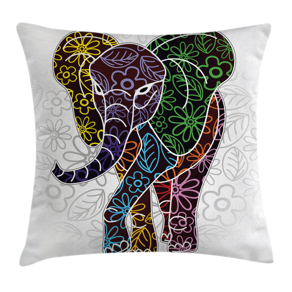 Batik Throw Pillow Cover Decorative Accent Cushion Pillow Case with HQ Printing