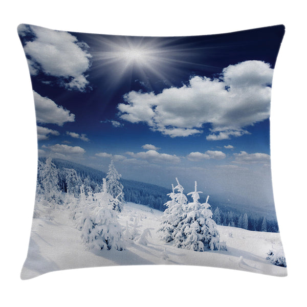 Winter Throw Pillow Cover Decorative Accent Cushion Pillow Case with HQ Printing