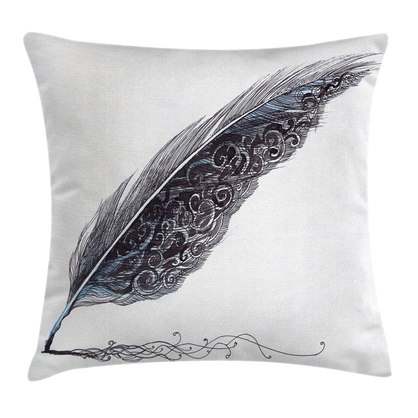 Grey Throw Pillow Cover Decorative Accent Cushion Pillow Case with HQ Printing