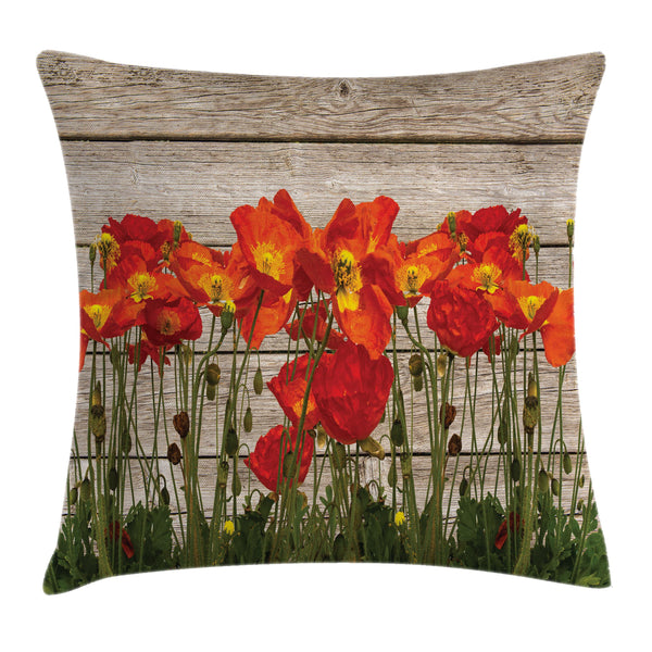 Rustic Throw Pillow Cover Decorative Accent Cushion Pillow Case with HQ Printing