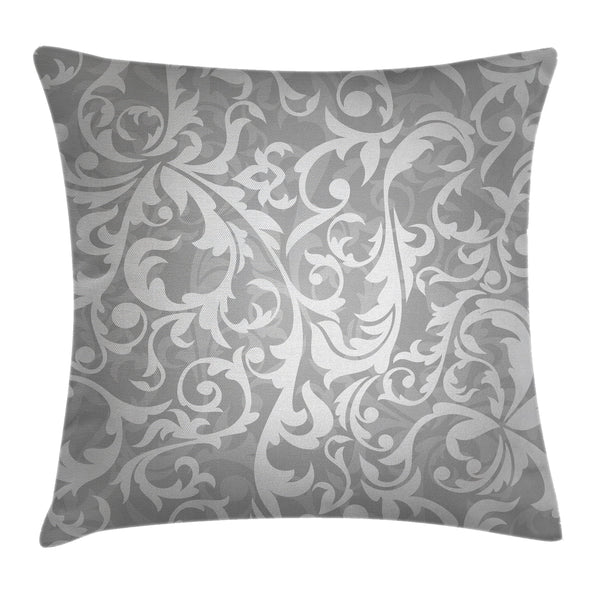 Grey Throw Pillow Cover Decorative Accent Cushion Pillow Case with HQ Printing