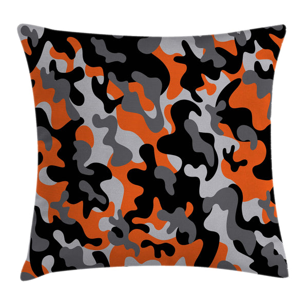 Camo Throw Pillow Cover Decorative Accent Cushion Pillow Case with HQ Printing