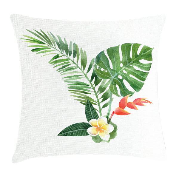 Plant Throw Pillow Cover Decorative Accent Cushion Pillow Case with HQ Printing