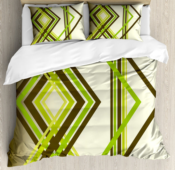 Abstract Duvet Cover Set Decorative Bedding Set with Pillow Sham