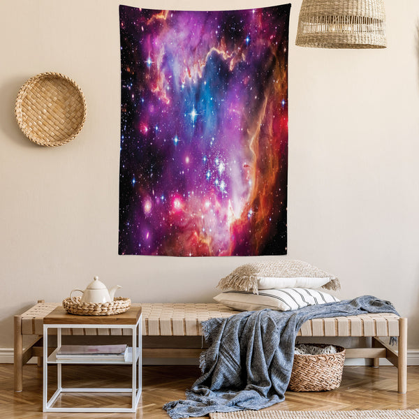 Galaxy Wall Hanging Tapestry for Bedroom Living Room Dorm Decor Vertical Fabric Poster