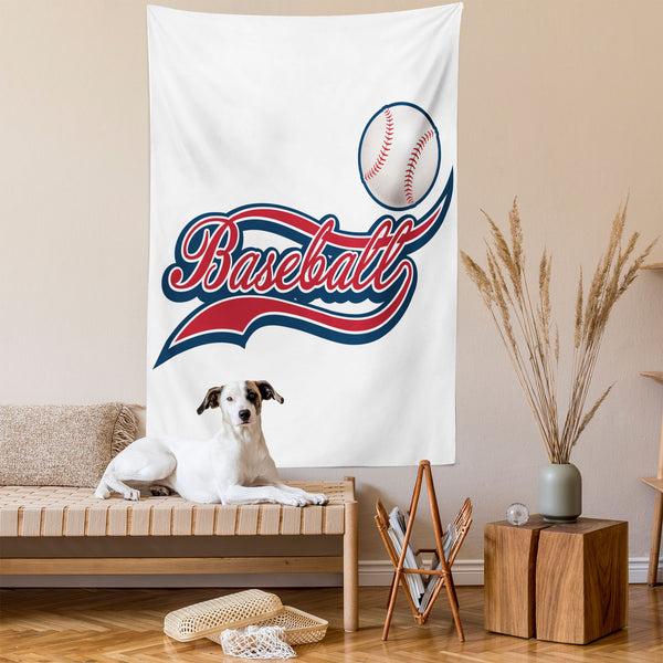 Sports Lightweight Wall Hanging Tapestry for Bedroom Living Room Dorm Decor Vertical Fabric Poster with Rod Pocket