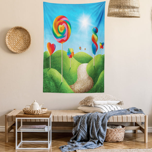 Fantasy Wall Hanging Tapestry for Bedroom Living Room Dorm Decor Vertical Fabric Poster