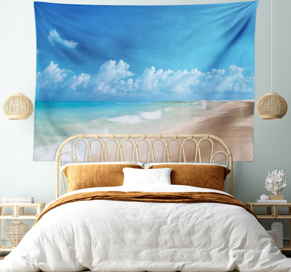 Hawaiian Tapestry for Bedroom Living Room Dorm Wall Decor Horizontal Hanging