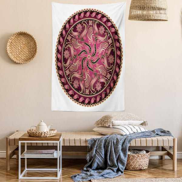 Mandala Wall Hanging Tapestry for Bedroom Living Room Dorm Decor Vertical Fabric Poster