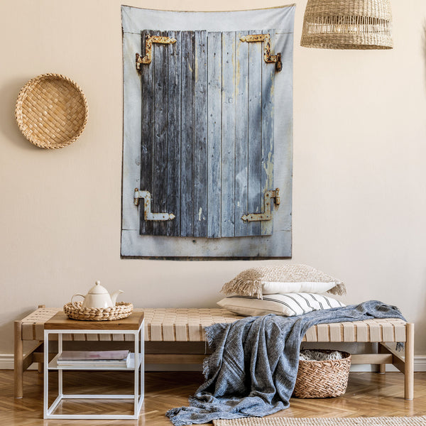 Shutters Wall Hanging Tapestry for Bedroom Living Room Dorm Decor Vertical Fabric Poster