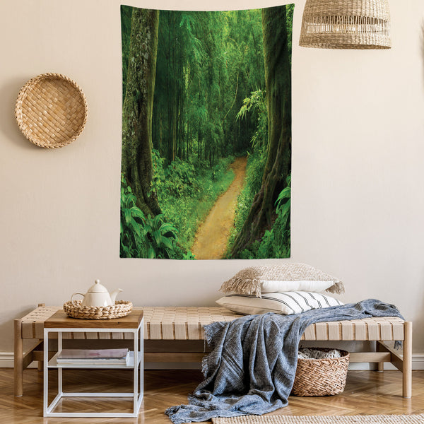 Tropical Wall Hanging Tapestry for Bedroom Living Room Dorm Decor Vertical Fabric Poster