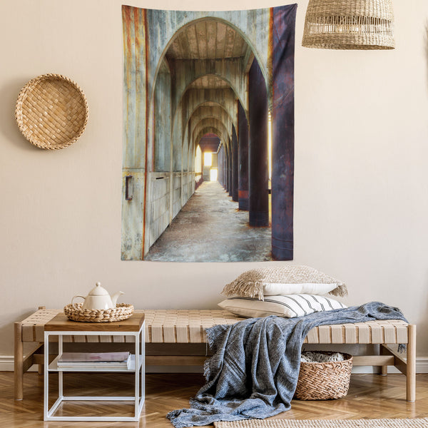 Urban Wall Hanging Tapestry for Bedroom Living Room Dorm Decor Vertical Fabric Poster