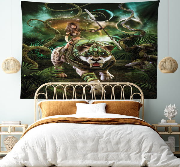 Fantasy World Tapestry for Bedroom Living Room Dorm Wall Decor Horizontal Hanging