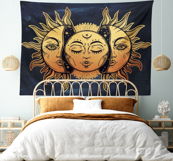 Psychedelic Tapestry for Bedroom Living Room Dorm Wall Decor Horizontal Hanging