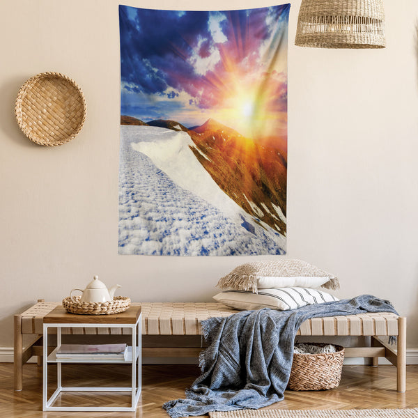 Landscape Wall Hanging Tapestry for Bedroom Living Room Dorm Decor Vertical Fabric Poster