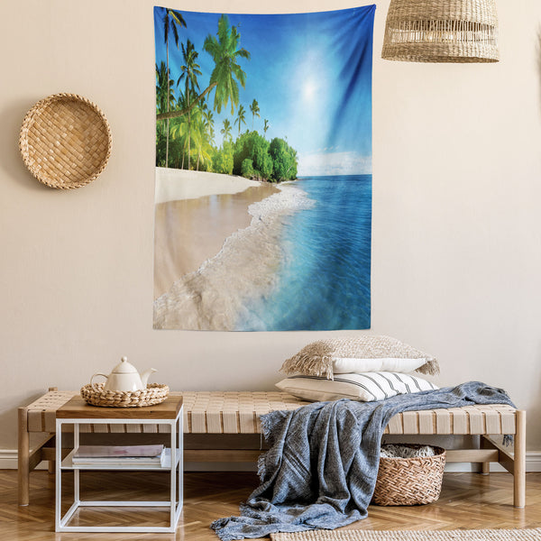 Tropic Wall Hanging Tapestry for Bedroom Living Room Dorm Decor Vertical Fabric Poster