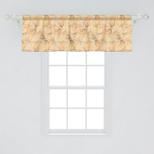 Vintage Decorative Valance Kitchen Curtain with Rod Pocket