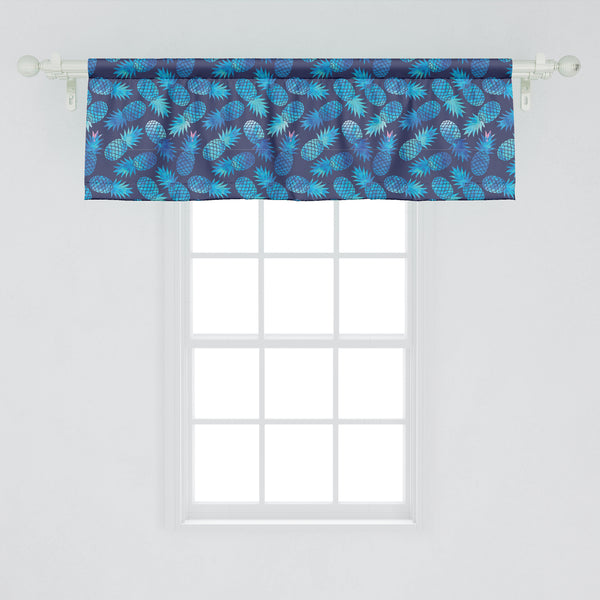 Modern Decorative Valance Kitchen Curtain with Rod Pocket