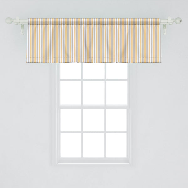 Vintage Decorative Valance Kitchen Curtain with Rod Pocket