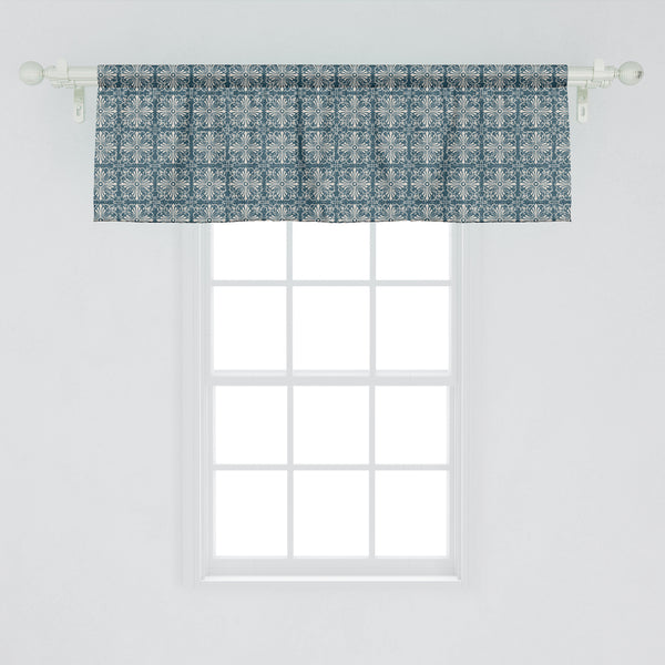 Vintage Decorative Valance Kitchen Curtain with Rod Pocket