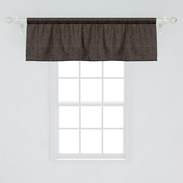 Victorian Decorative Valance Kitchen Curtain with Rod Pocket