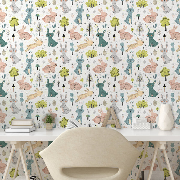 Jungle Cartoon Peel & Stick Wallpaper for Self-Adhesive DIY-friendly and Mess-free Ready to Use