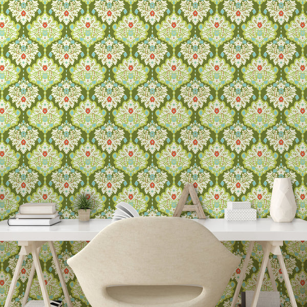 Shabby Flora Peel & Stick Wallpaper for Self-Adhesive DIY-friendly and Mess-free Ready to Use